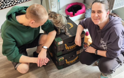 Děkujeme za návštěvu a dárky pro kočičky